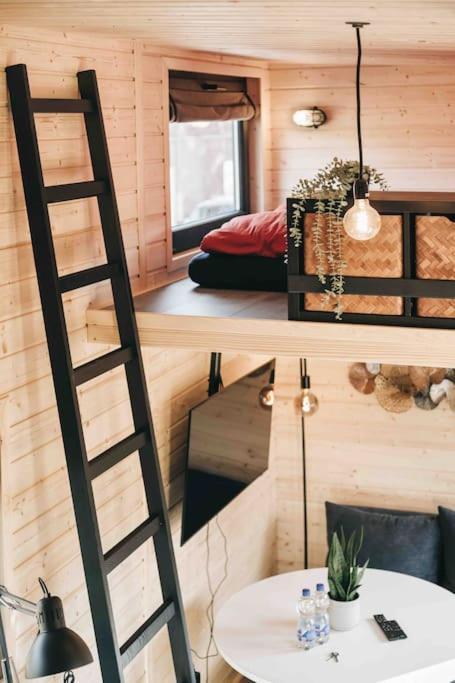 Idyllisches Tiny House III Mit Sauna Löbau Exterior foto