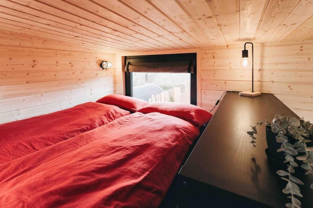 Idyllisches Tiny House III Mit Sauna Löbau Exterior foto