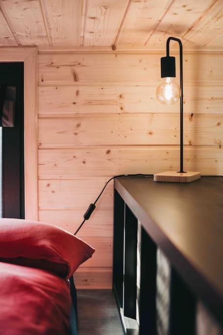Idyllisches Tiny House III Mit Sauna Löbau Exterior foto