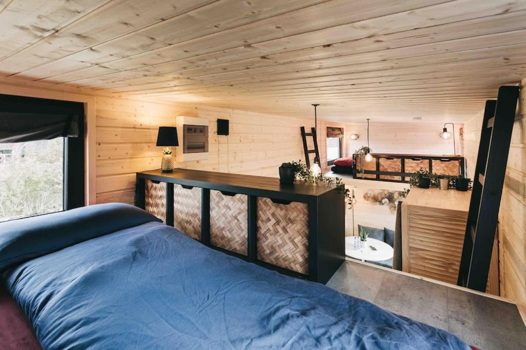 Idyllisches Tiny House III Mit Sauna Löbau Exterior foto